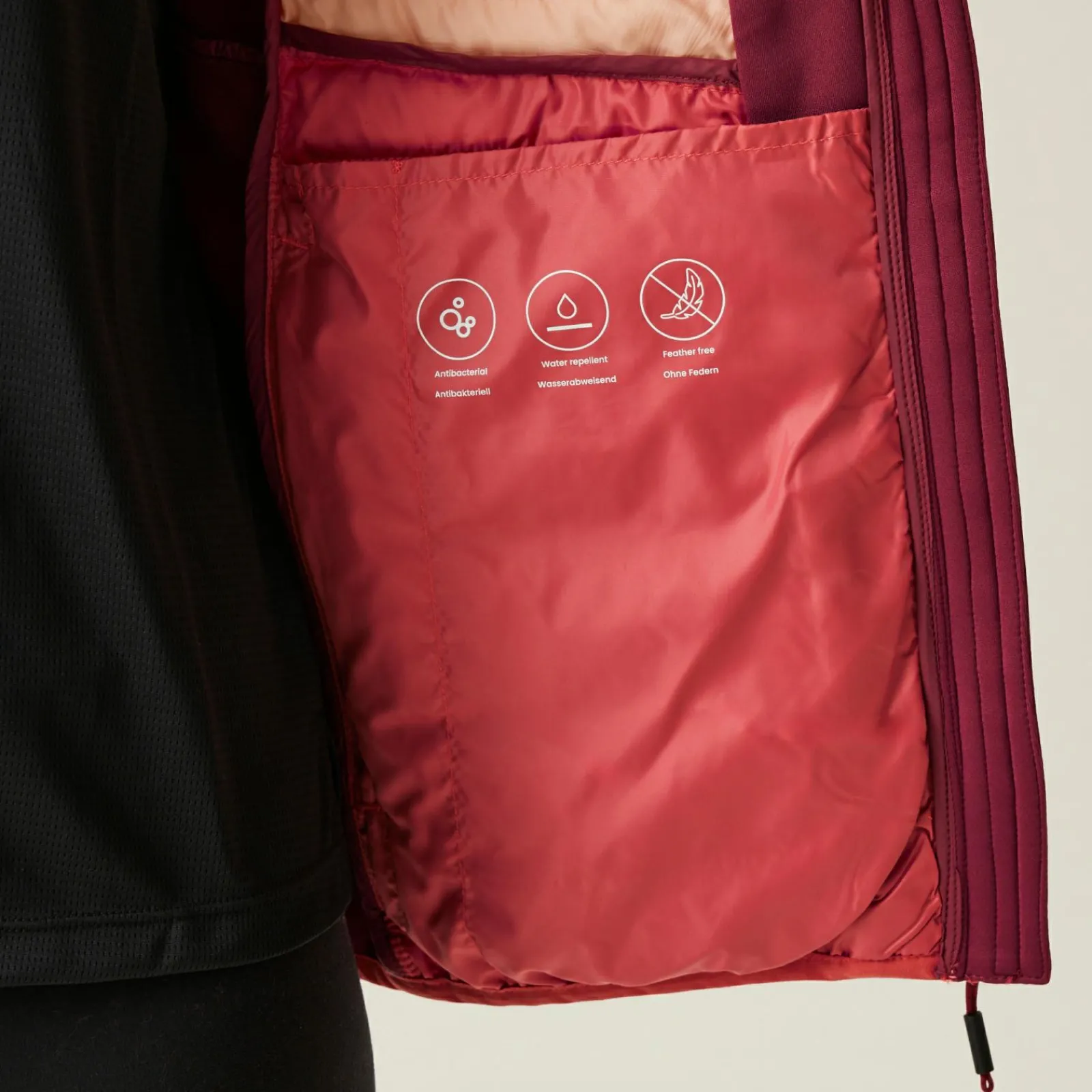 Regatta Veste à capuche Leedre Hybrid pour femme |<Femme Vestes Hybrides