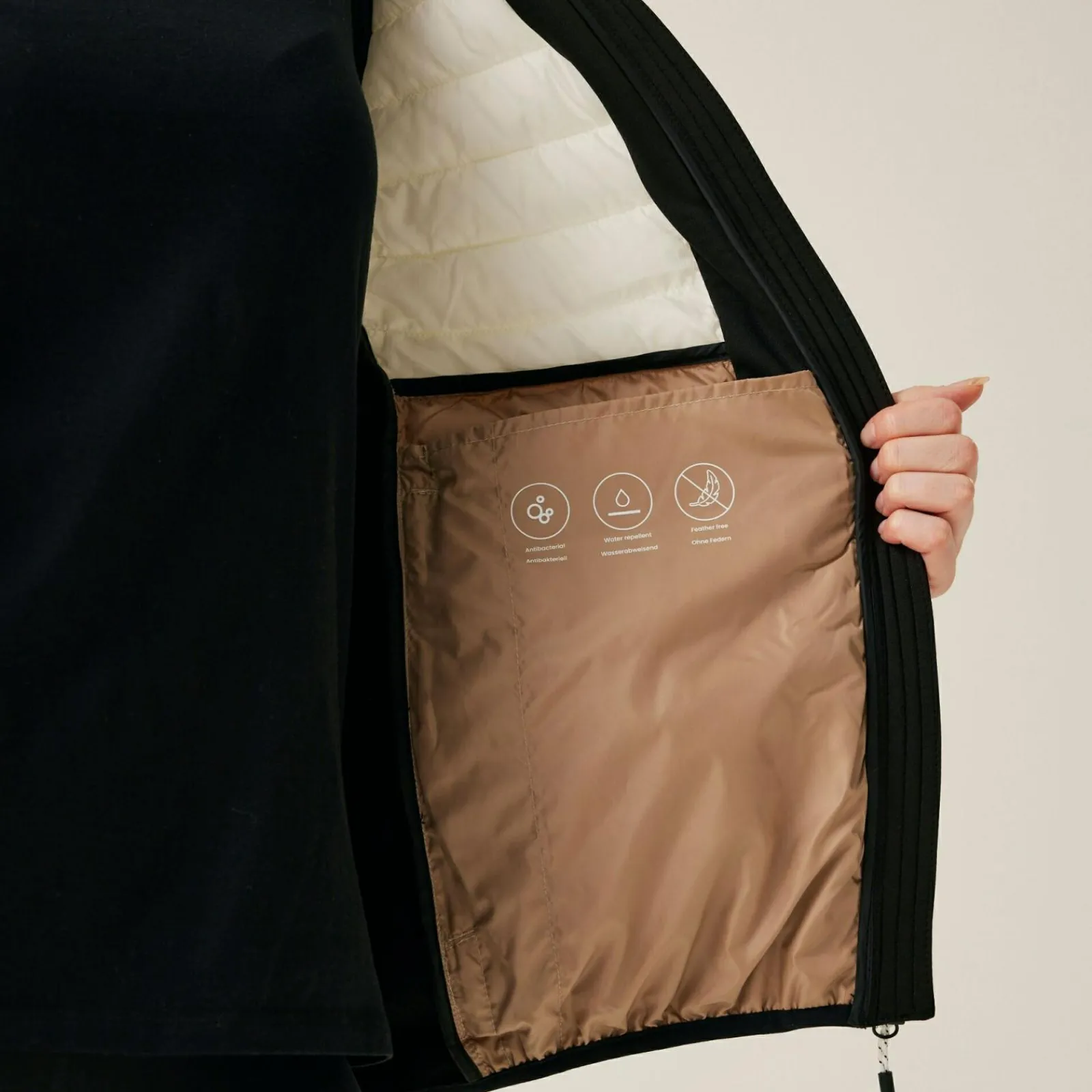 Regatta Veste à capuche Leedre Hybrid pour femme |<Femme Vestes Hybrides