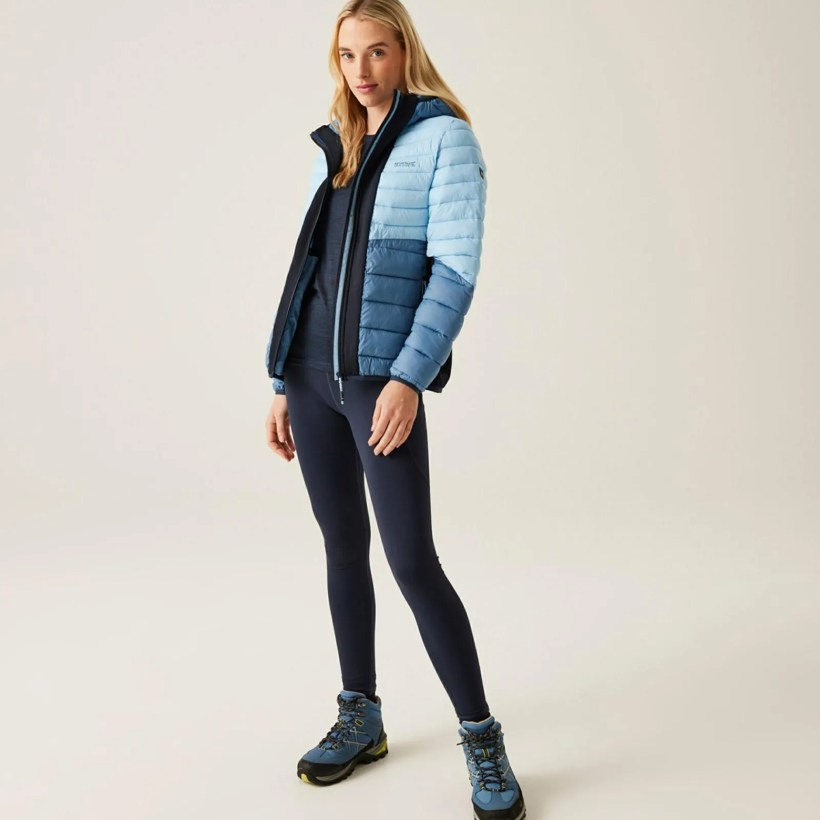 Regatta Veste à capuche Leedre Hybrid pour femme |<Femme Vestes Hybrides