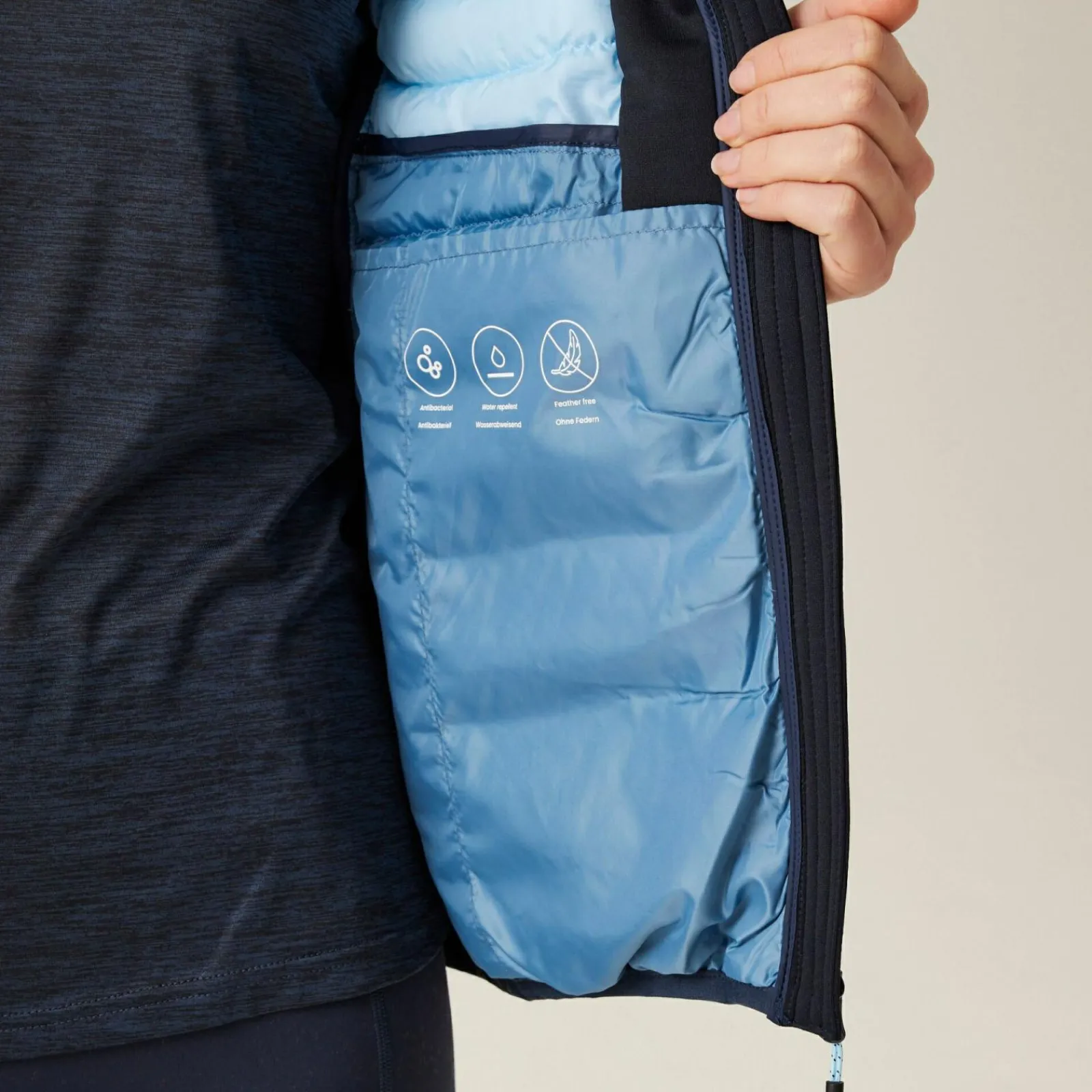 Regatta Veste à capuche Leedre Hybrid pour femme |<Femme Vestes Hybrides