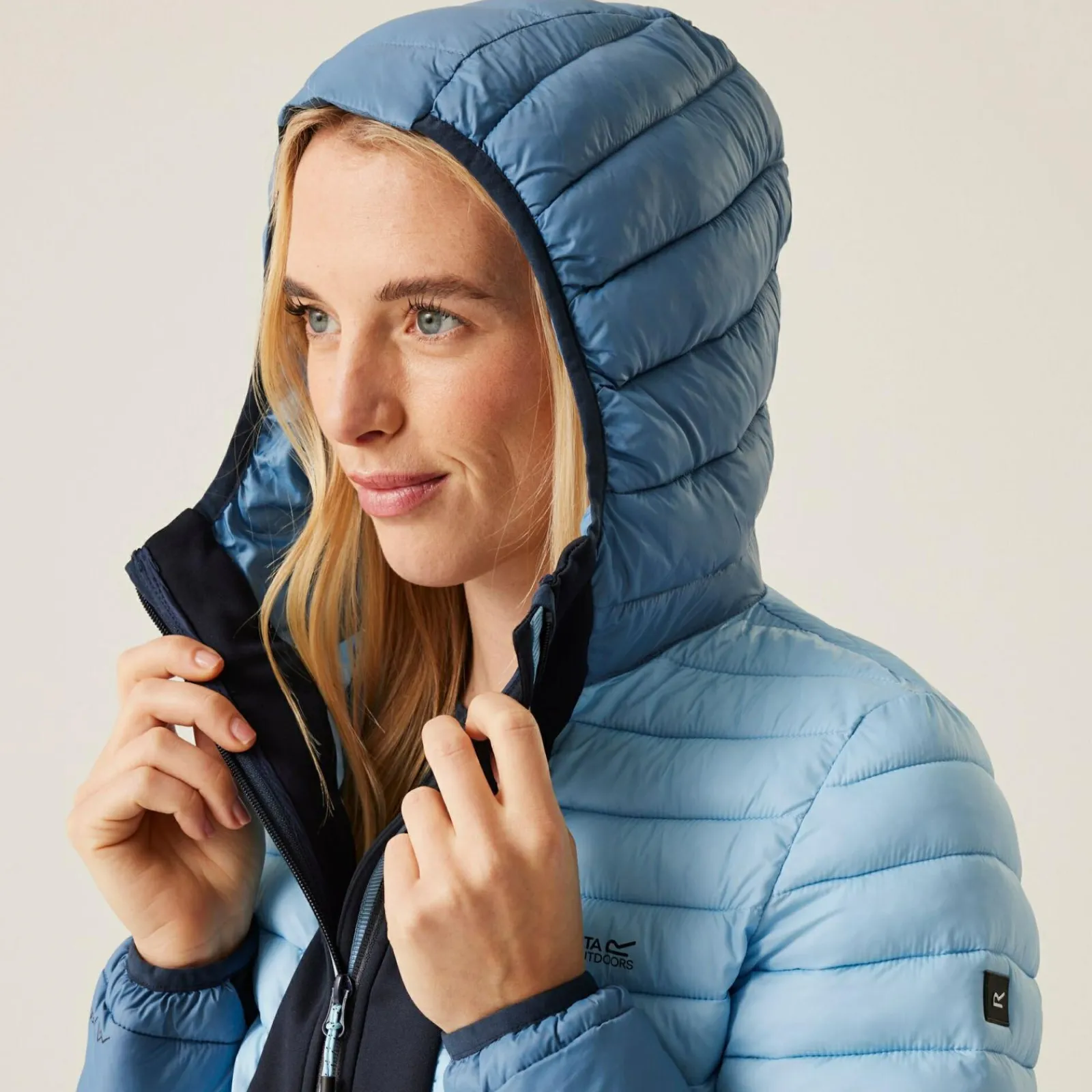 Regatta Veste à capuche Leedre Hybrid pour femme |<Femme Vestes Hybrides