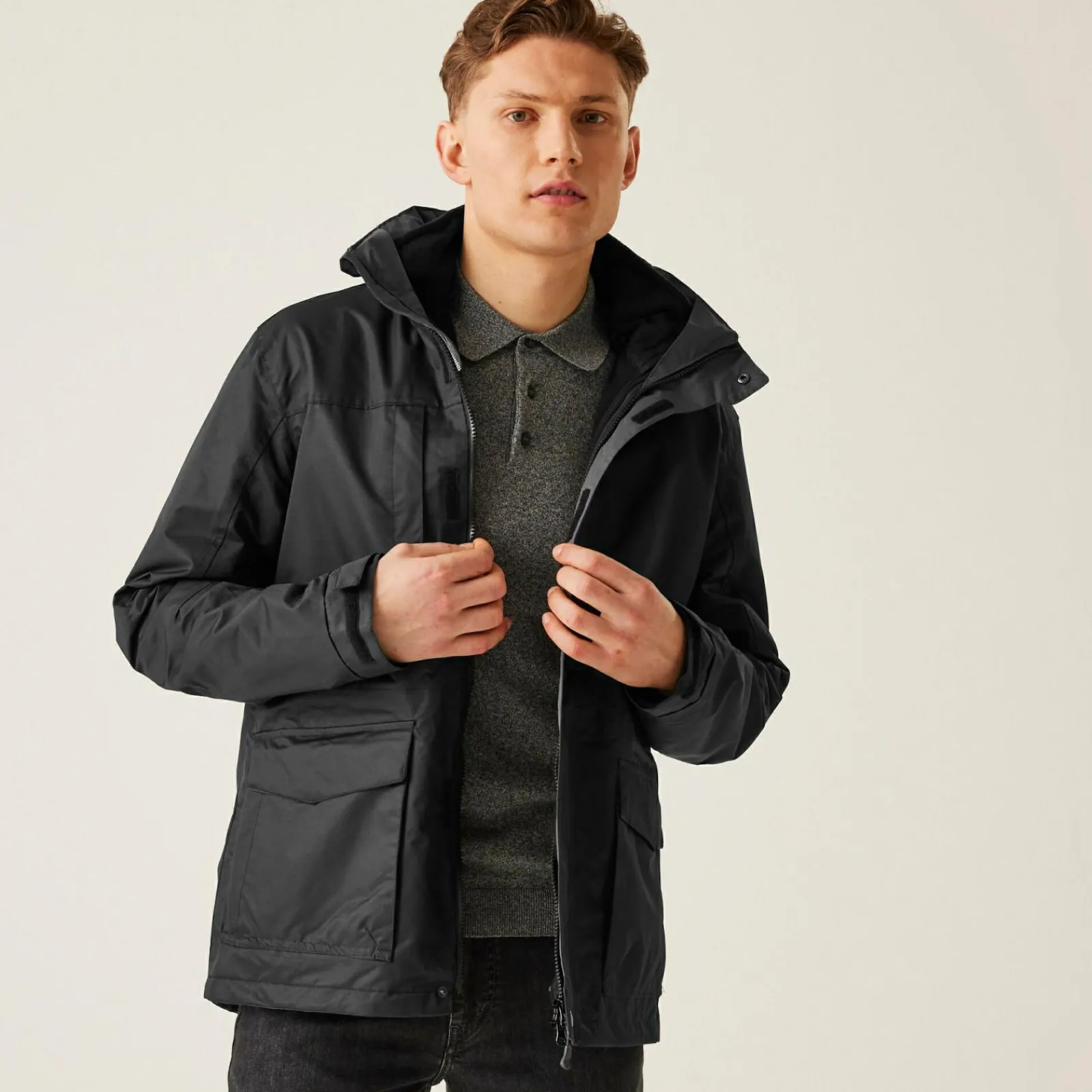Regatta Veste 3 en 1 imperméable et respirante Homme Benson III |<Homme Vestes & Manteaux|Vestes