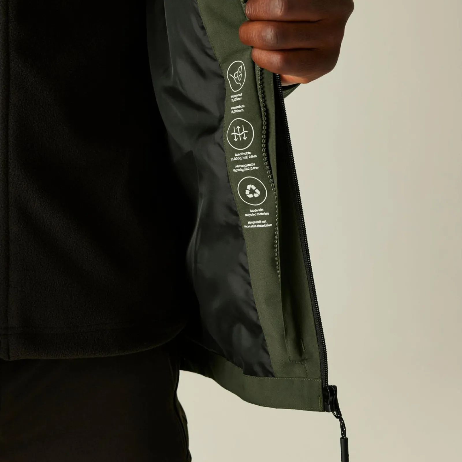 Regatta Veste 3 en 1 pour homme Coriver |<Homme Vestes 3 En 1|Vestes Imperméables