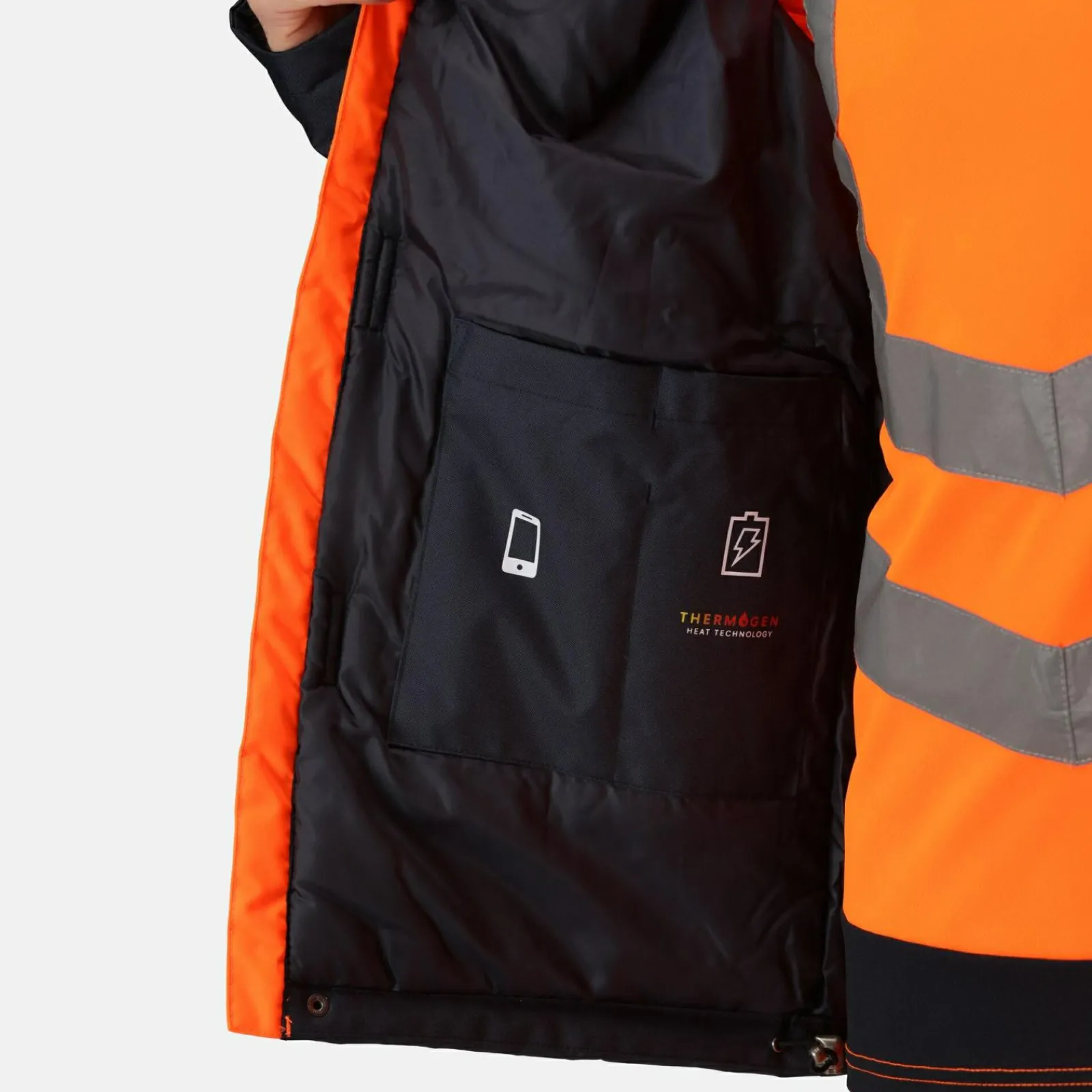 Regatta Veste chauffante Homme thermique 5000 Hi-Vis |<Femme Vestes Chauffantes|Vestes Chauffantes