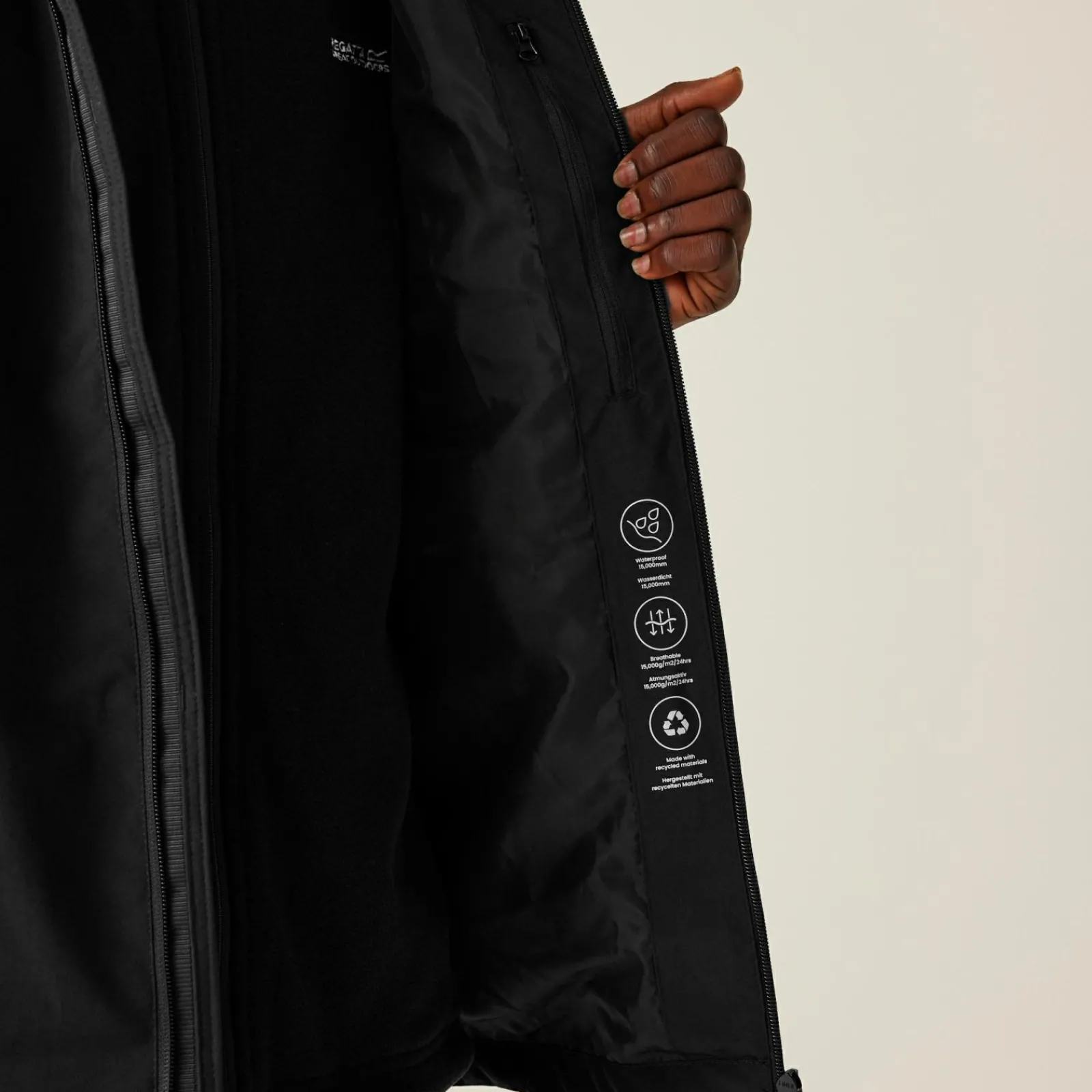 Regatta Veste 3-en-1 Coriver IX pour homme |<Homme Vestes 3 En 1|Vestes Imperméables