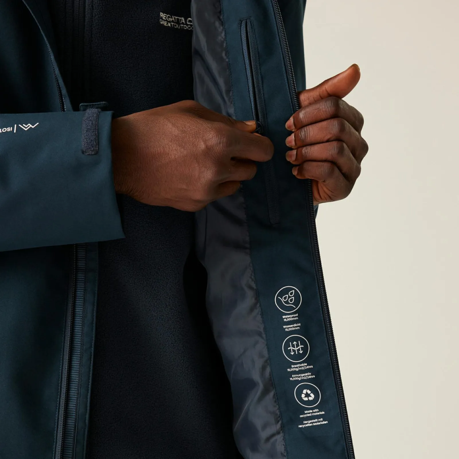 Regatta Veste 3-en-1 Coriver IX pour homme |<Homme Vestes 3 En 1|Vestes Imperméables
