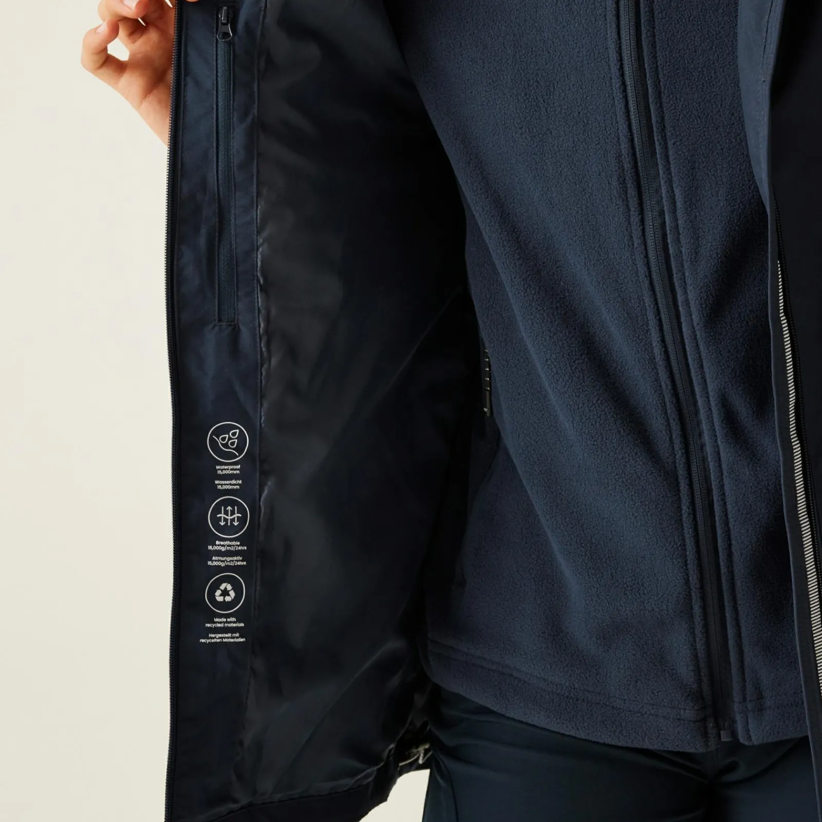 Regatta Veste 3-en-1 Coriver pour femme |<Femme Vestes 3 En 1|Vestes Chaudes