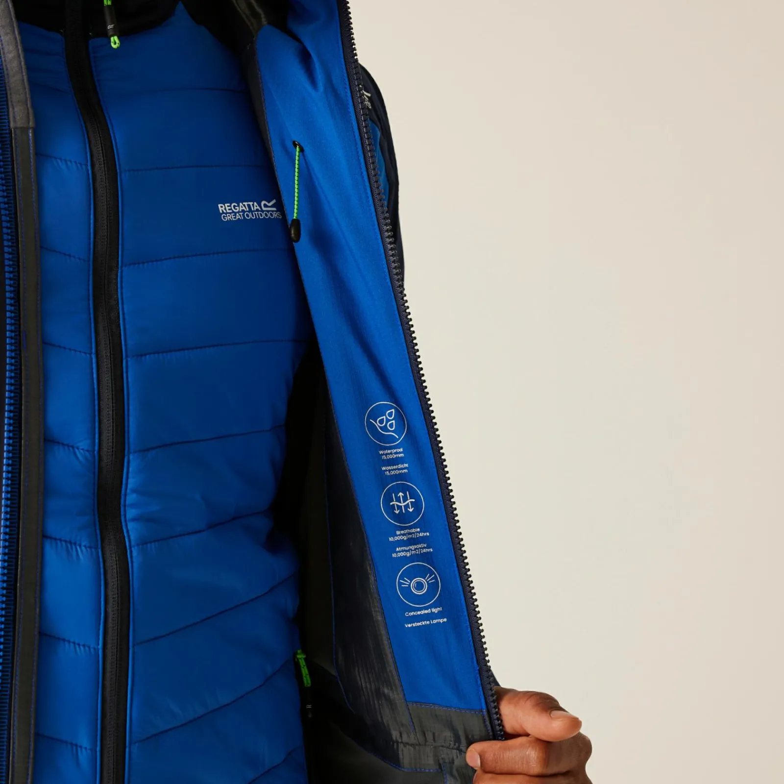 Regatta Veste 3-en-1 Sacramento X pour homme |<Homme Vestes 3 En 1|Vestes Imperméables