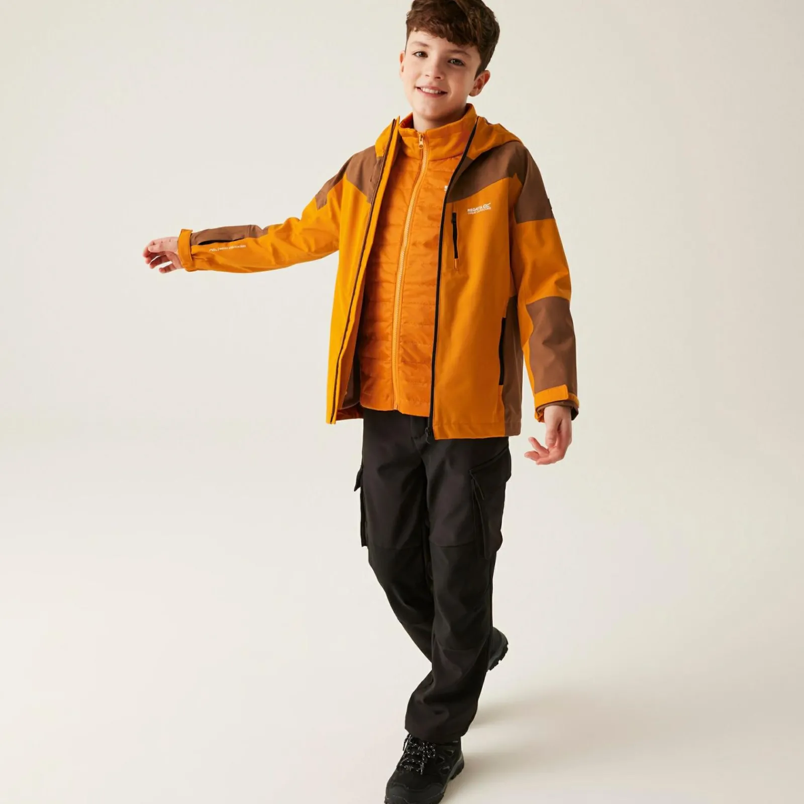 Regatta Veste 3-en-1 Trekktain pour garçon |<Enfant Vestes 3 En 1|Vestes Imperméables