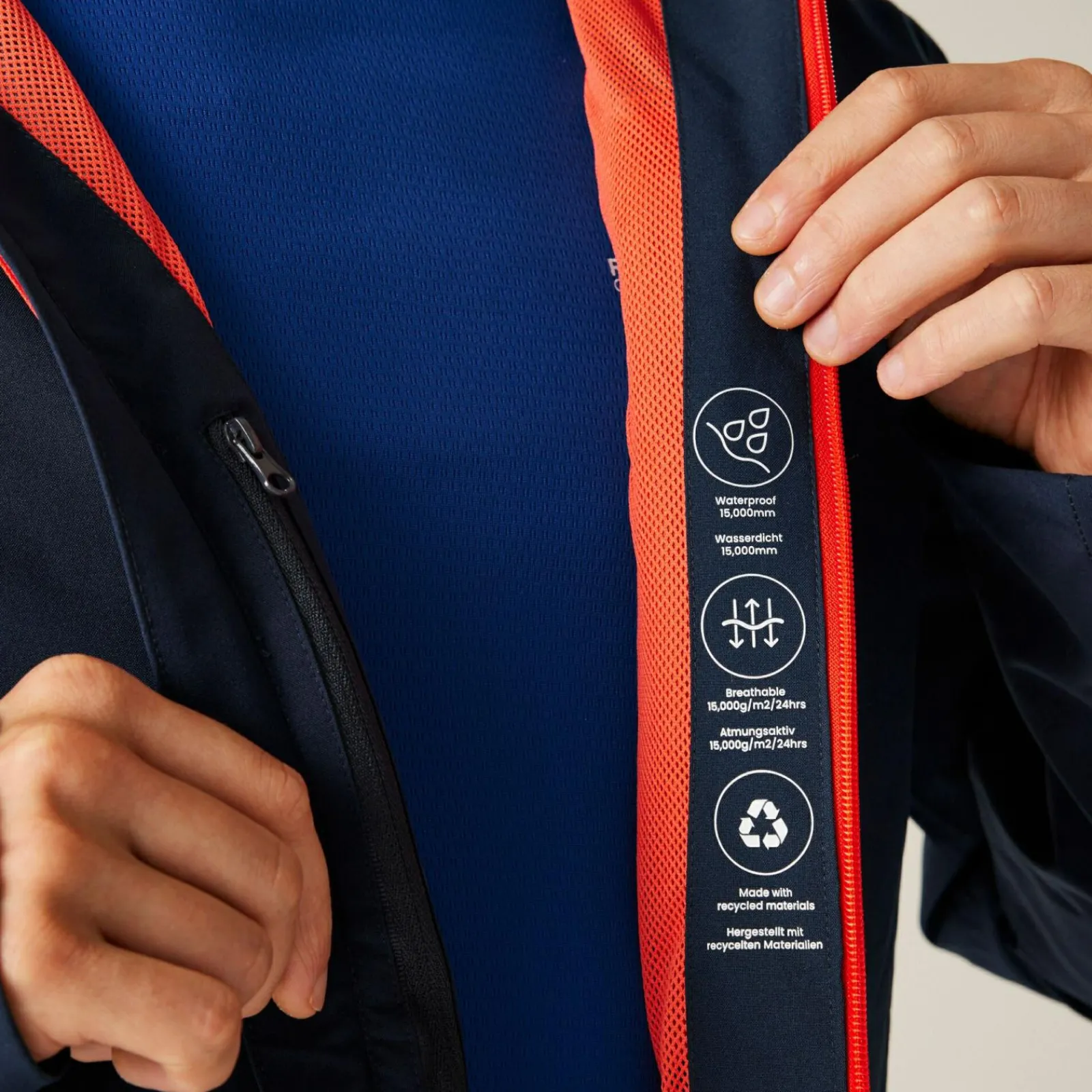 Regatta Veste imperméable Birchdale II pour homme |<Homme Vestes Imperméables