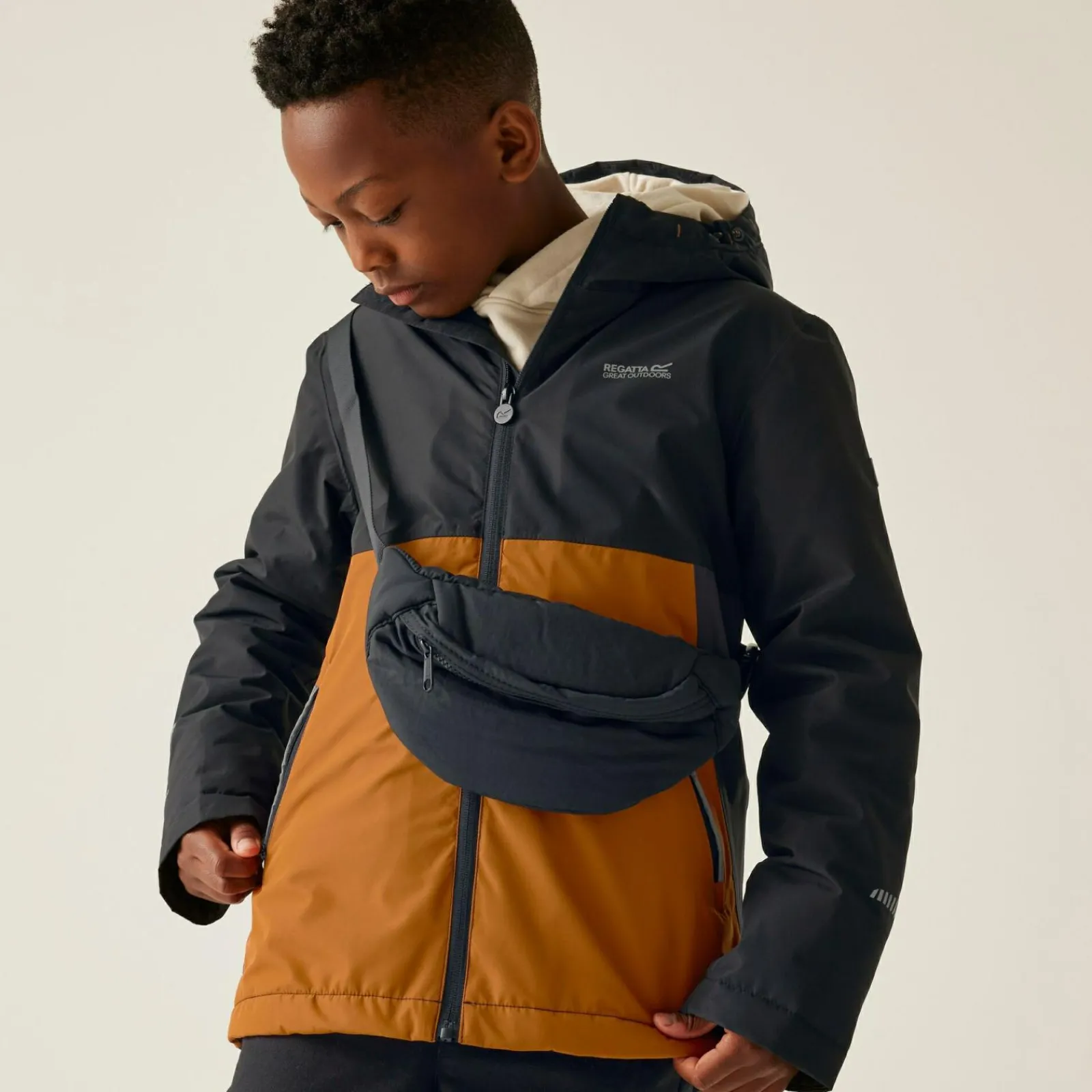 Regatta Veste imperméable doublée chaude pour enfant Hillain |<Enfant Vêtements De Fille|Vêtements Garçon