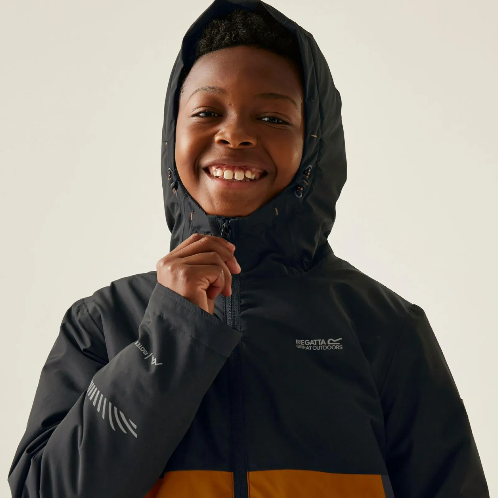 Regatta Veste imperméable doublée chaude pour enfant Hillain |<Enfant Vêtements De Fille|Vêtements Garçon