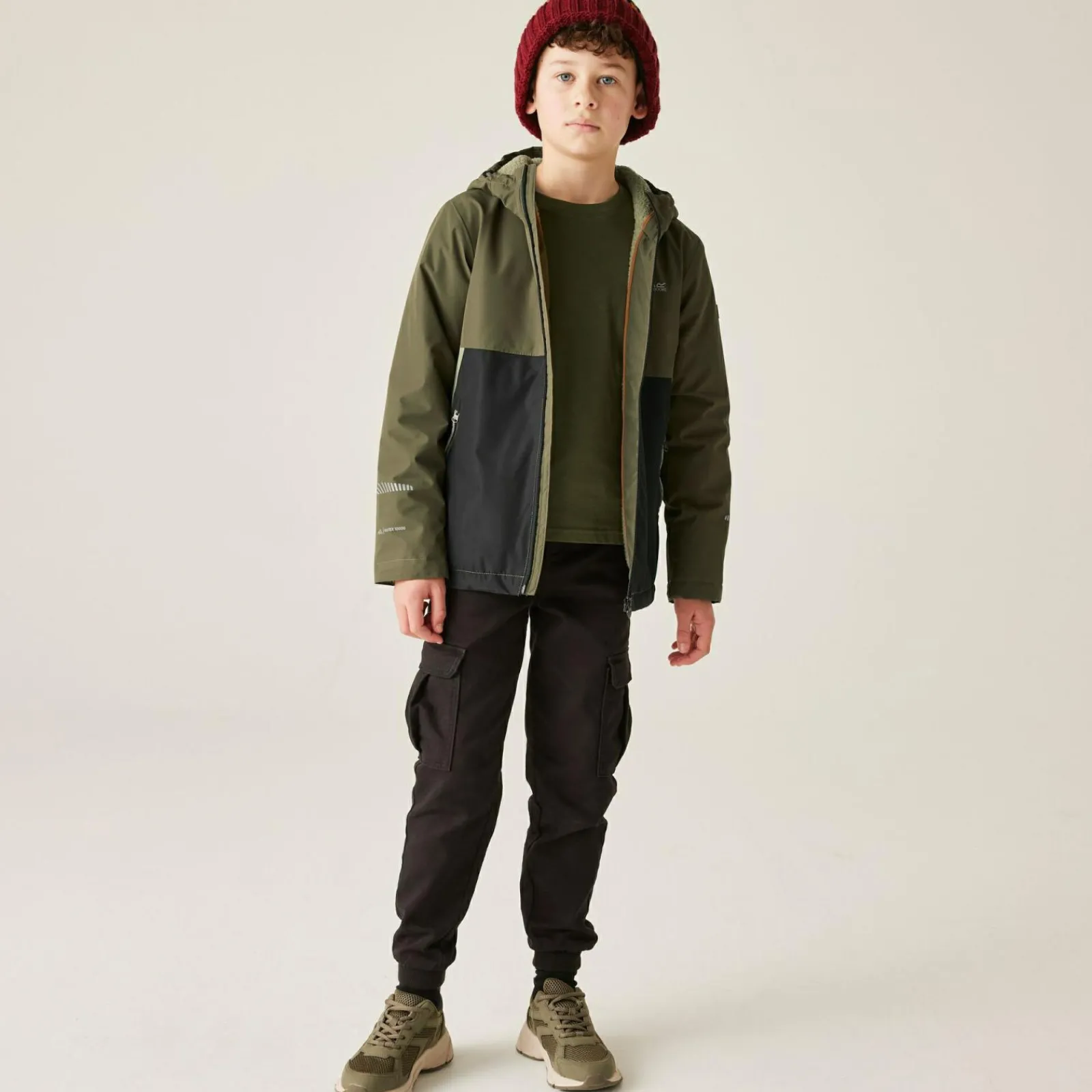 Regatta Veste imperméable doublée chaude pour enfant Hillain |<Enfant Vêtements De Fille|Vêtements Garçon