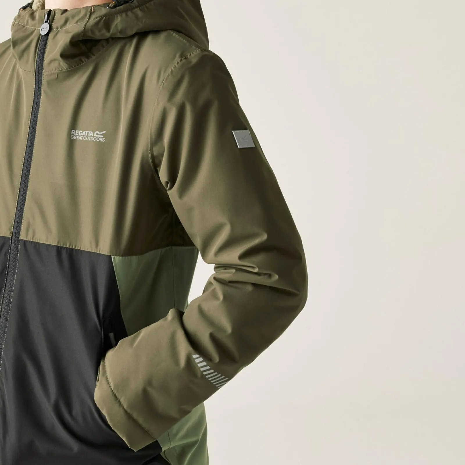 Regatta Veste imperméable doublée chaude pour enfant Hillain |<Enfant Vêtements De Fille|Vêtements Garçon