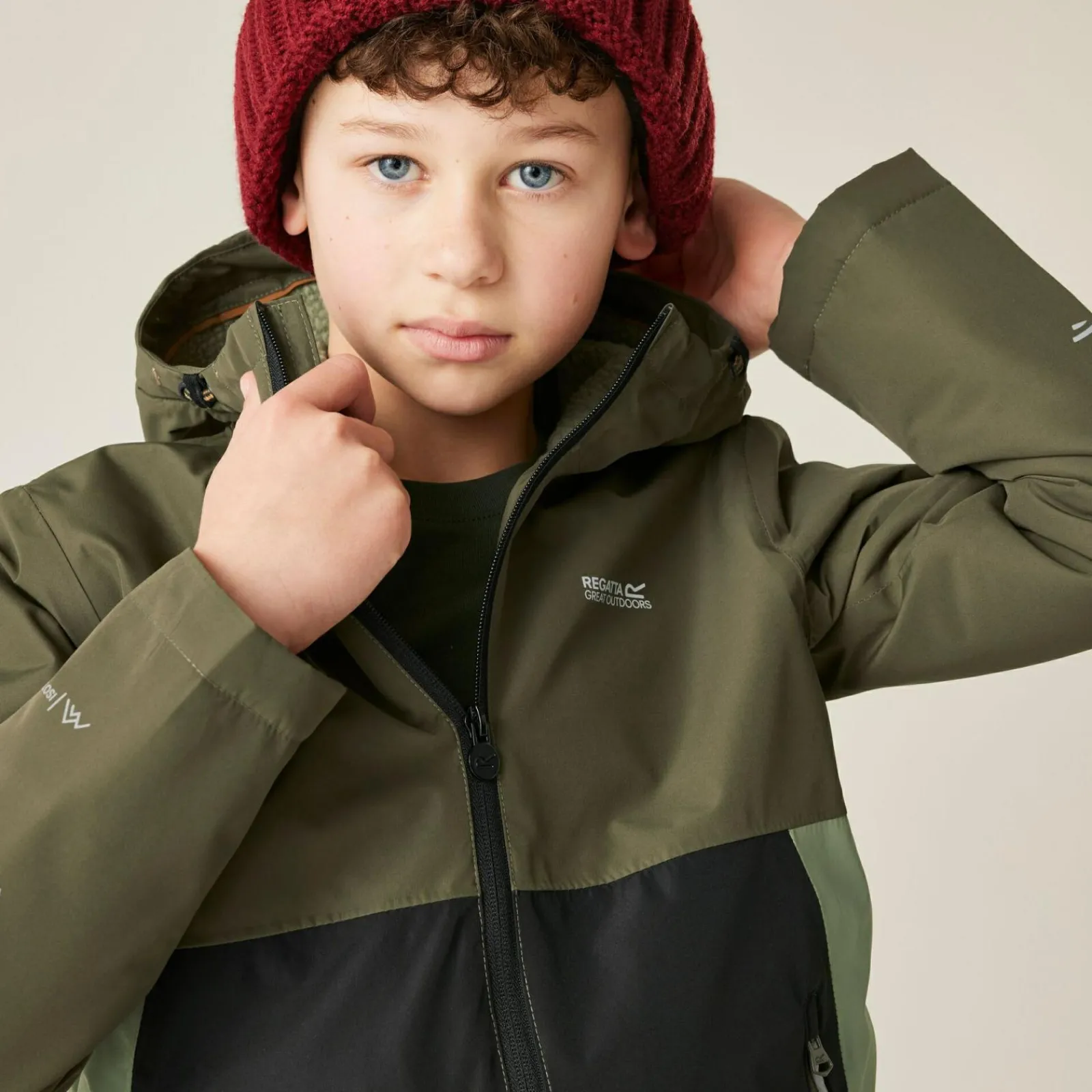 Regatta Veste imperméable doublée chaude pour enfant Hillain |<Enfant Vêtements De Fille|Vêtements Garçon