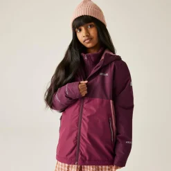 Regatta Veste imperméable doublée chaude pour enfant Hillain |<Enfant Vêtements De Fille|Vestes Imperméables