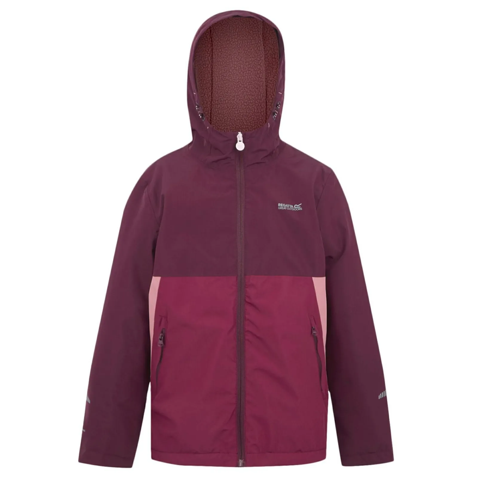 Regatta Veste imperméable doublée chaude pour enfant Hillain |<Enfant Vêtements De Fille|Vestes Imperméables
