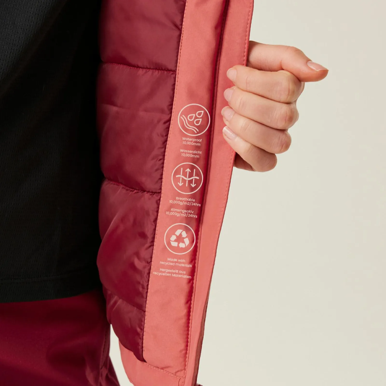 Regatta Veste imperméable Frelton pour femme |<Femme Vestes Chaudes|Vestes Imperméables