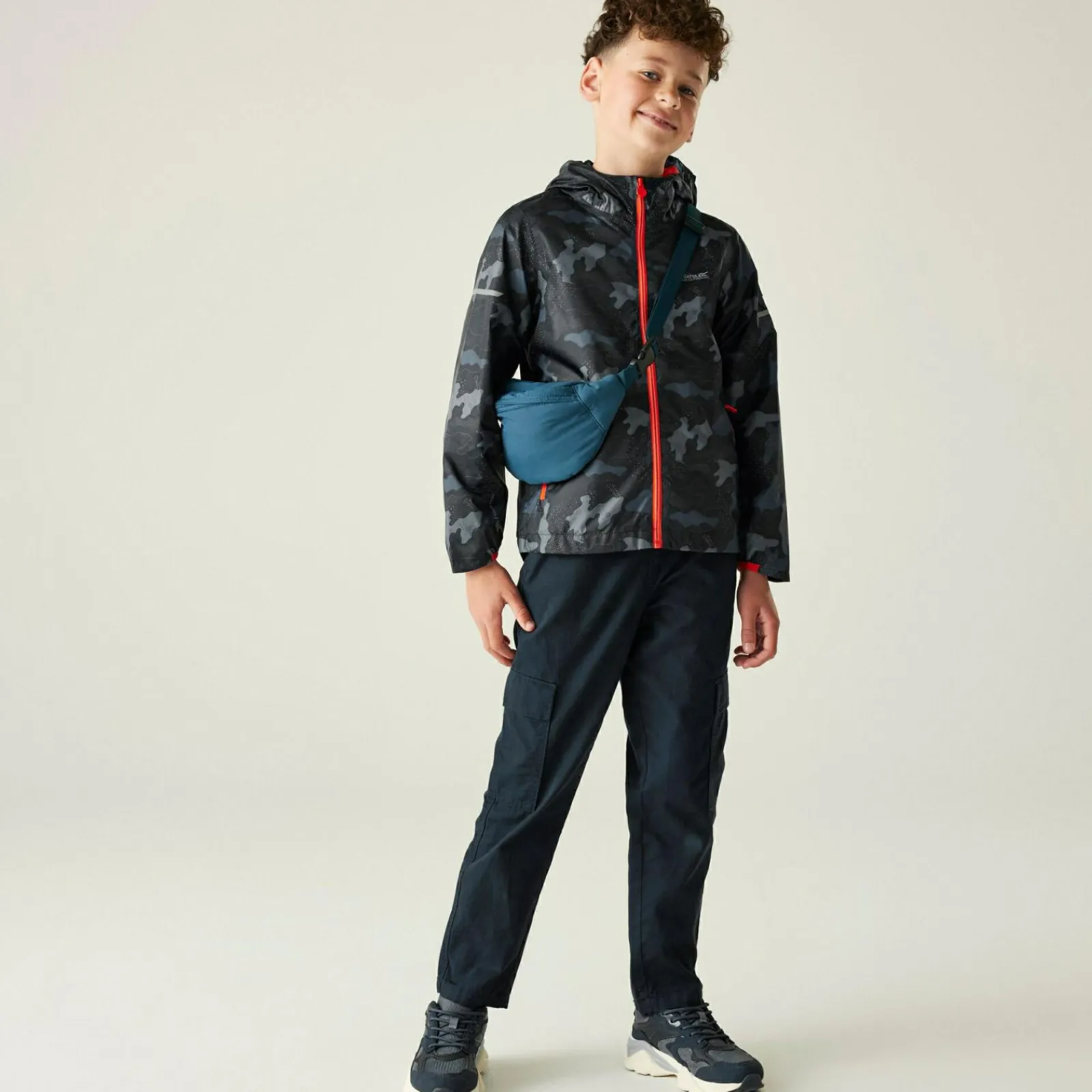 Regatta Veste imperméable Printed Lever II pour enfant |<Enfant Vestes Légères|Vestes Imperméables