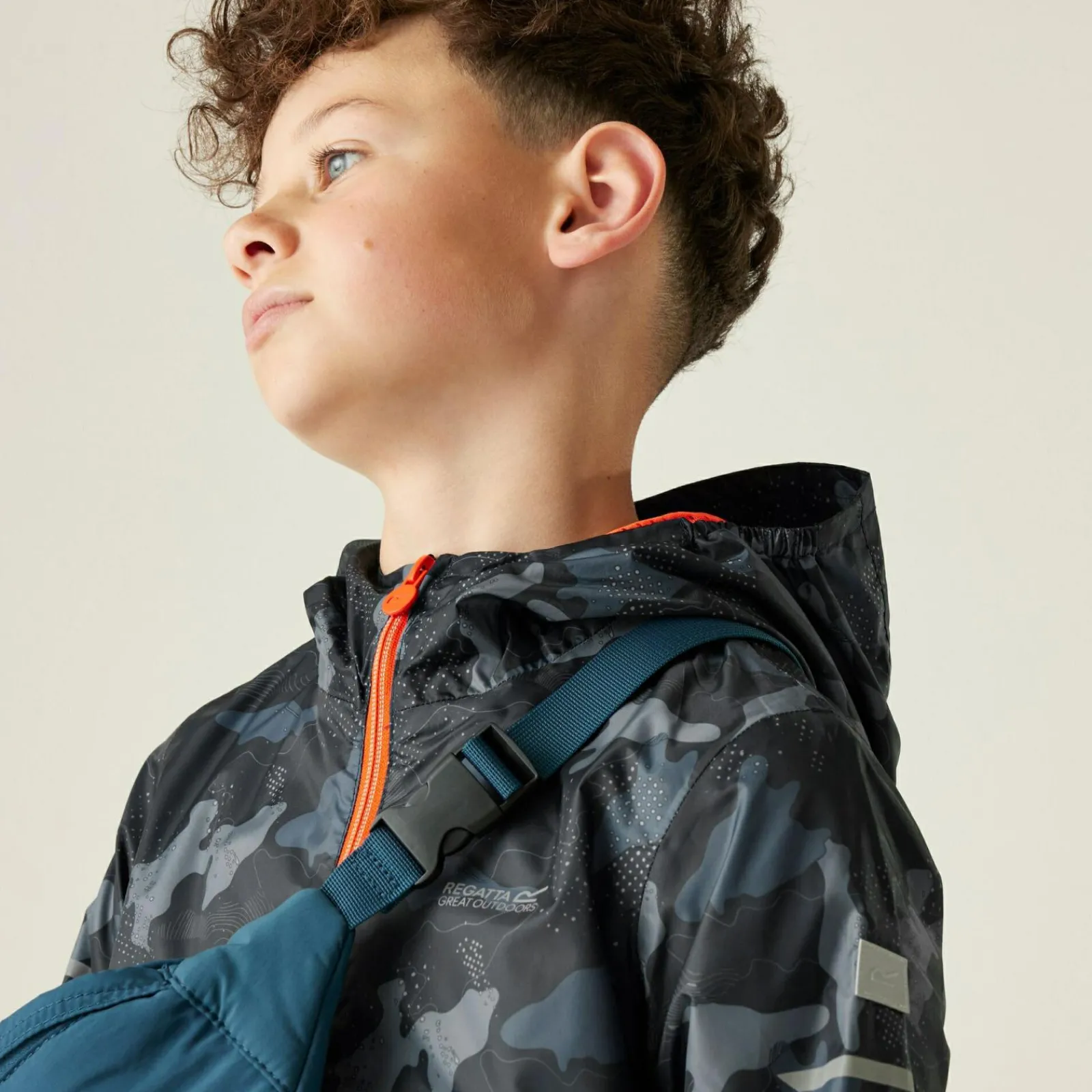 Regatta Veste imperméable Printed Lever II pour enfant |<Enfant Vestes Légères|Vestes Imperméables