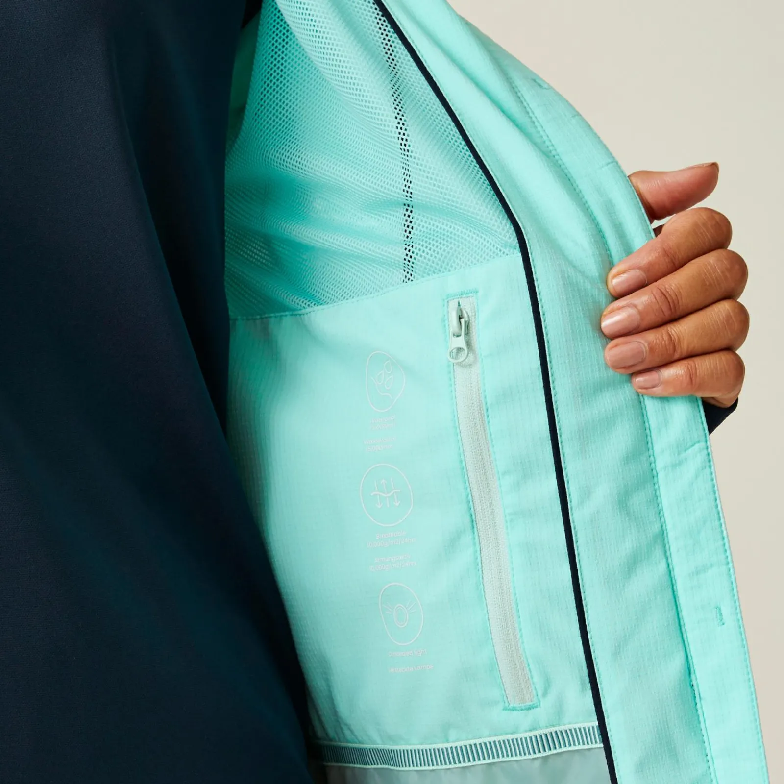 Regatta Veste imperméable Raddick III pour femme |<Femme Vestes Légères|Vestes Imperméables