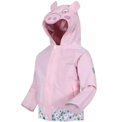 Regatta Veste Junior imperméable avec capuche animal et design Peppa Pig |<Enfant Peppa Pig|Petits Aventuriers