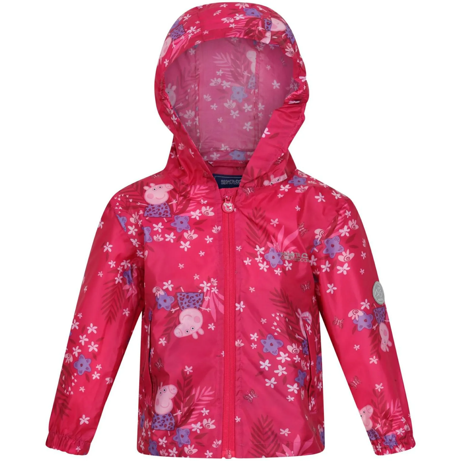 Regatta Veste Junior imperméable avec capuche et design Peppa Pig Pack-It |<Enfant Petits Aventuriers|Peppa Pig