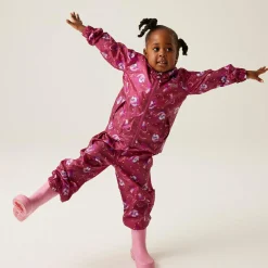 Regatta Veste Junior imperméable avec capuche et design Peppa Pig Pack-It |<Enfant Petits Aventuriers|Peppa Pig