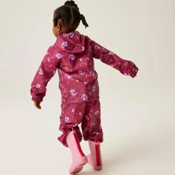 Regatta Veste Junior imperméable avec capuche et design Peppa Pig Pack-It |<Enfant Petits Aventuriers|Peppa Pig