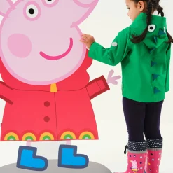Regatta Veste Junior imperméable avec capuche animal et design Peppa Pig |<Enfant Petits Aventuriers|Peppa Pig