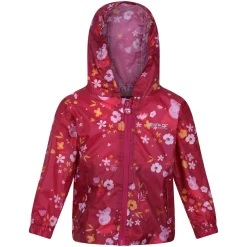 Regatta Veste Junior imperméable avec capuche et design Peppa Pig Pack-It |<Enfant Vêtements De Fille|Petits Aventuriers