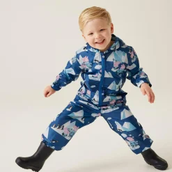 Regatta Veste Junior imperméable avec capuche et design Peppa Pig Pack-It |<Enfant Vêtements Garçon|Petits Aventuriers