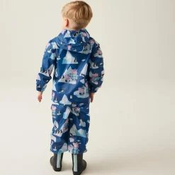 Regatta Veste Junior imperméable avec capuche et design Peppa Pig Pack-It |<Enfant Vêtements Garçon|Petits Aventuriers