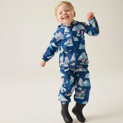 Regatta Veste Junior imperméable avec capuche et design Peppa Pig Pack-It |<Enfant Vêtements Garçon|Petits Aventuriers