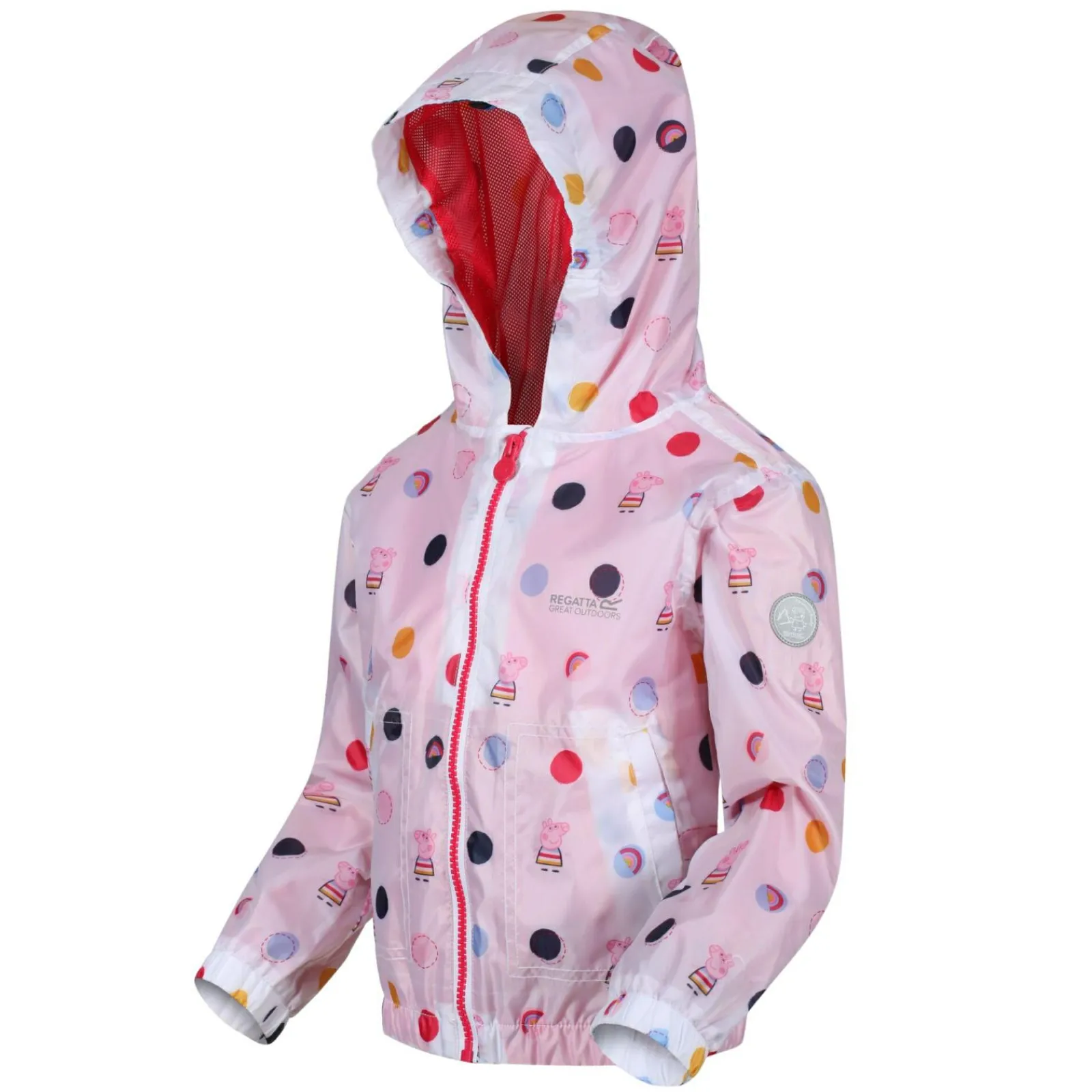 Regatta Veste Junior imperméable et réfléchissante avec capuche et design Peppa Pig |<Enfant Petits Aventuriers|Peppa Pig