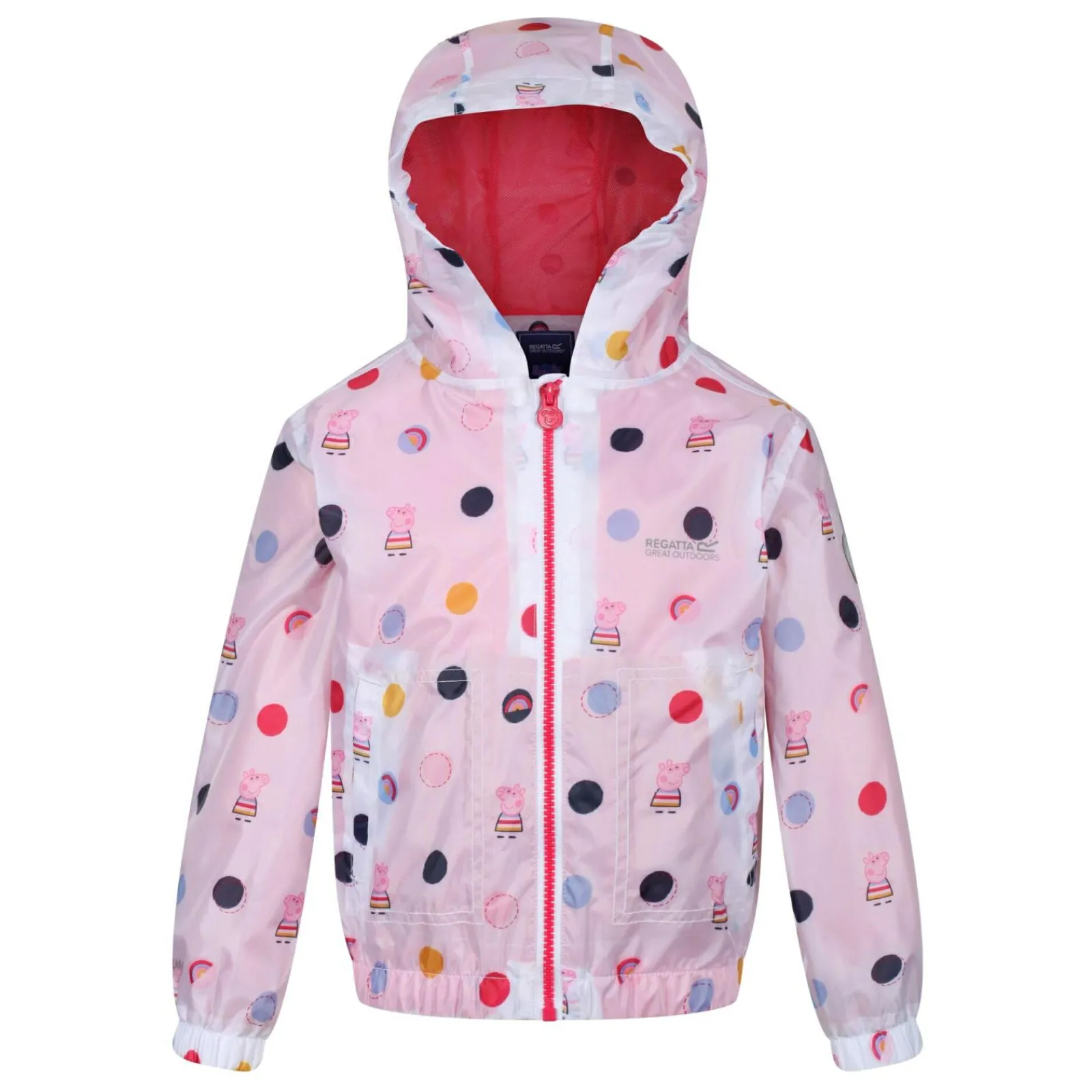 Regatta Veste Junior imperméable et réfléchissante avec capuche et design Peppa Pig |<Enfant Petits Aventuriers|Peppa Pig