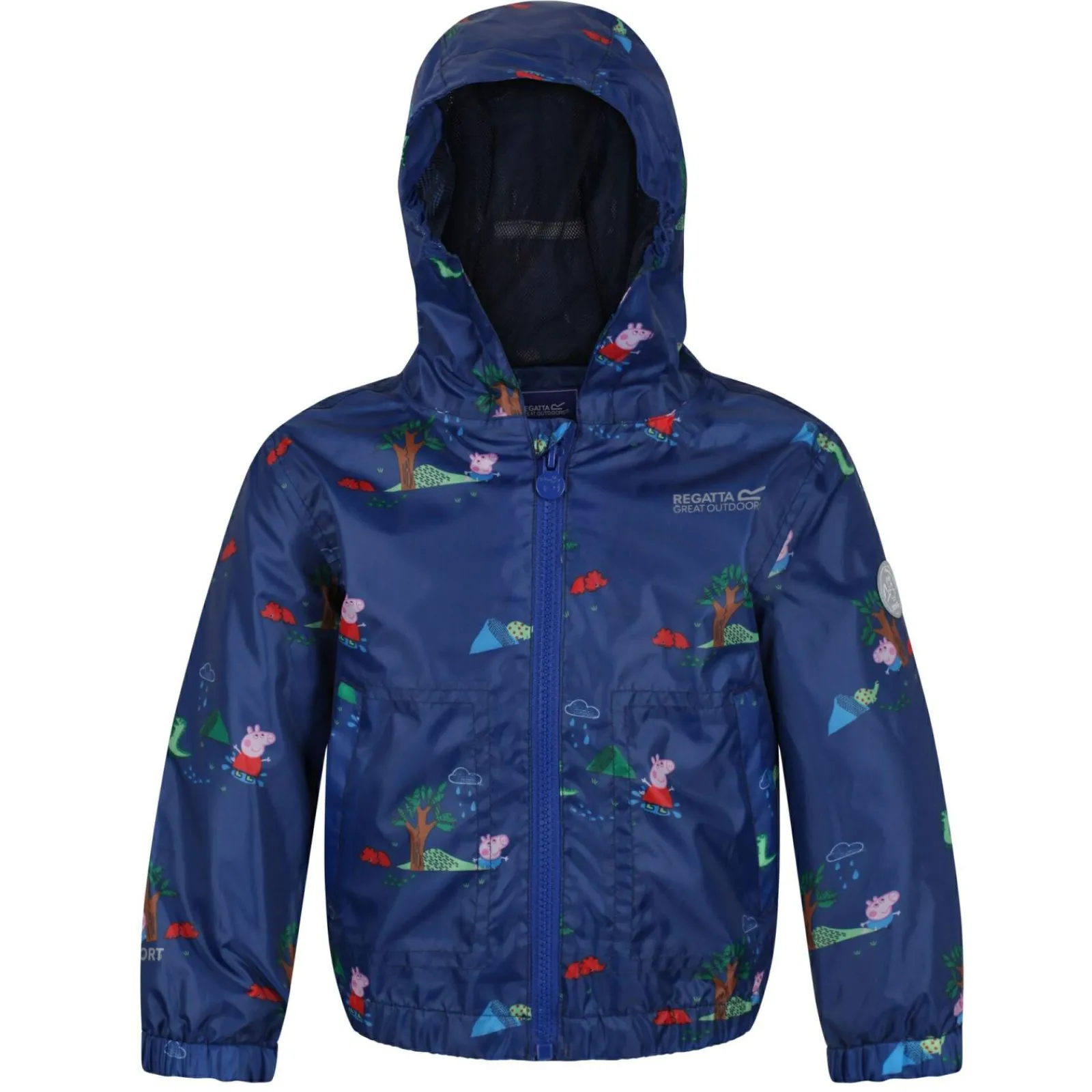 Regatta Veste Junior imperméable et réfléchissante avec capuche et design Peppa Pig |<Enfant Petits Aventuriers|Peppa Pig