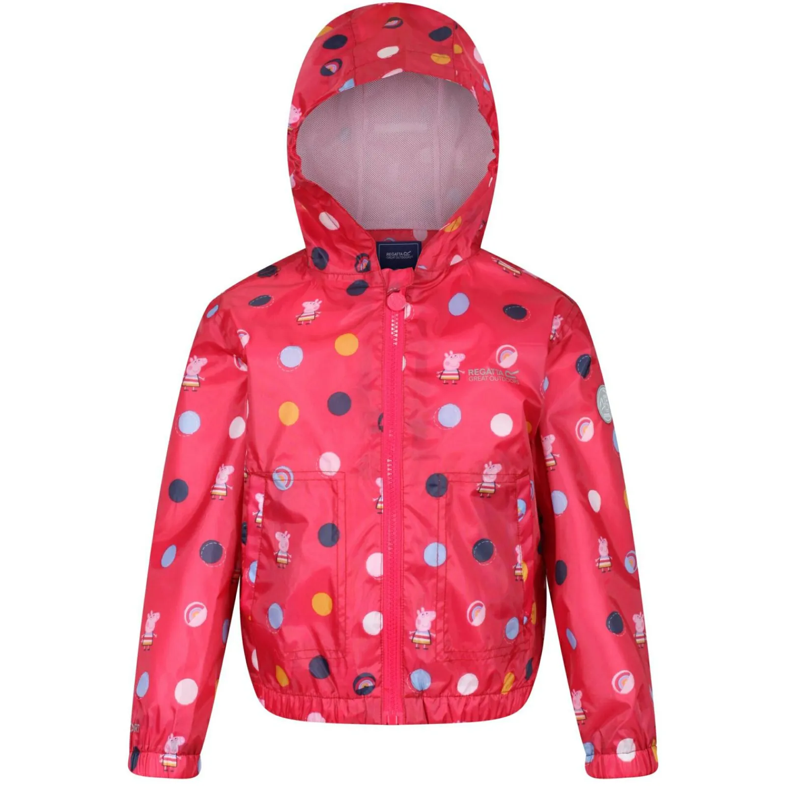 Regatta Veste Junior imperméable et réfléchissante avec capuche et design Peppa Pig |<Enfant Petits Aventuriers|Peppa Pig