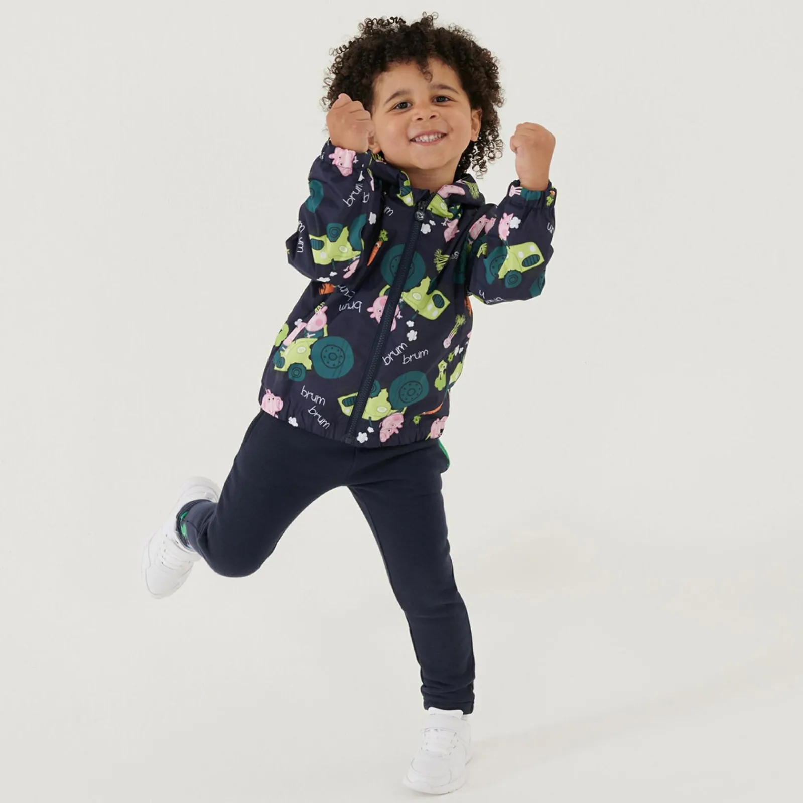 Regatta Veste Junior imperméable et réfléchissante avec capuche et design Peppa Pig |<Enfant Petits Aventuriers|Peppa Pig