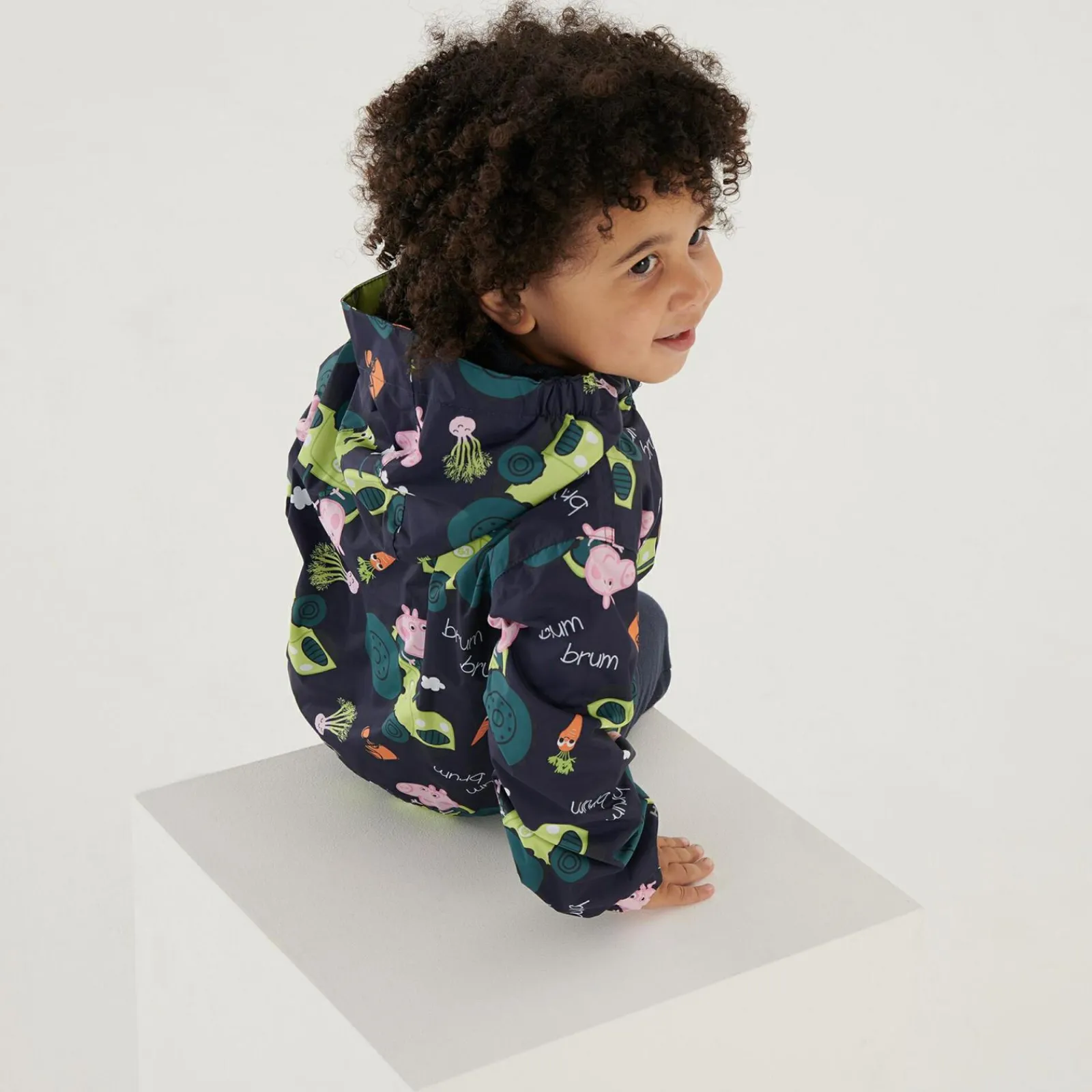 Regatta Veste Junior imperméable et réfléchissante avec capuche et design Peppa Pig |<Enfant Petits Aventuriers|Peppa Pig