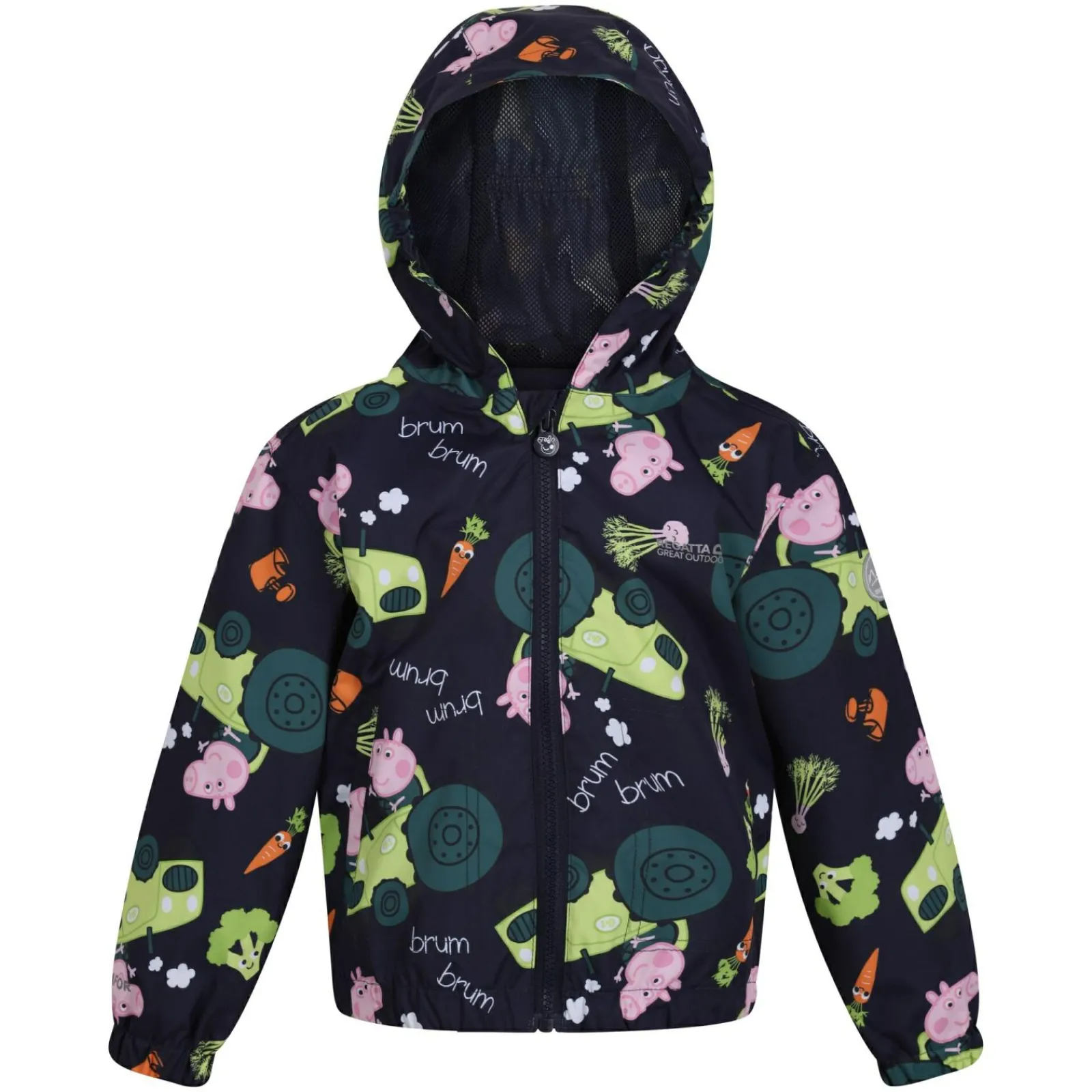Regatta Veste Junior imperméable et réfléchissante avec capuche et design Peppa Pig |<Enfant Petits Aventuriers|Peppa Pig