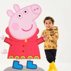 Regatta Veste Junior imperméable et réfléchissante avec capuche et design Peppa Pig |<Enfant Petits Aventuriers|Peppa Pig