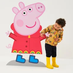 Regatta Veste Junior imperméable et réfléchissante avec capuche et design Peppa Pig |<Enfant Petits Aventuriers|Peppa Pig