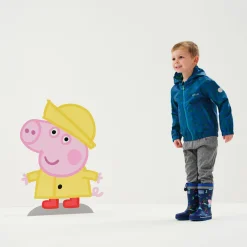 Regatta Veste Junior imperméable et réfléchissante avec capuche et design Peppa Pig |<Enfant Petits Aventuriers|Peppa Pig