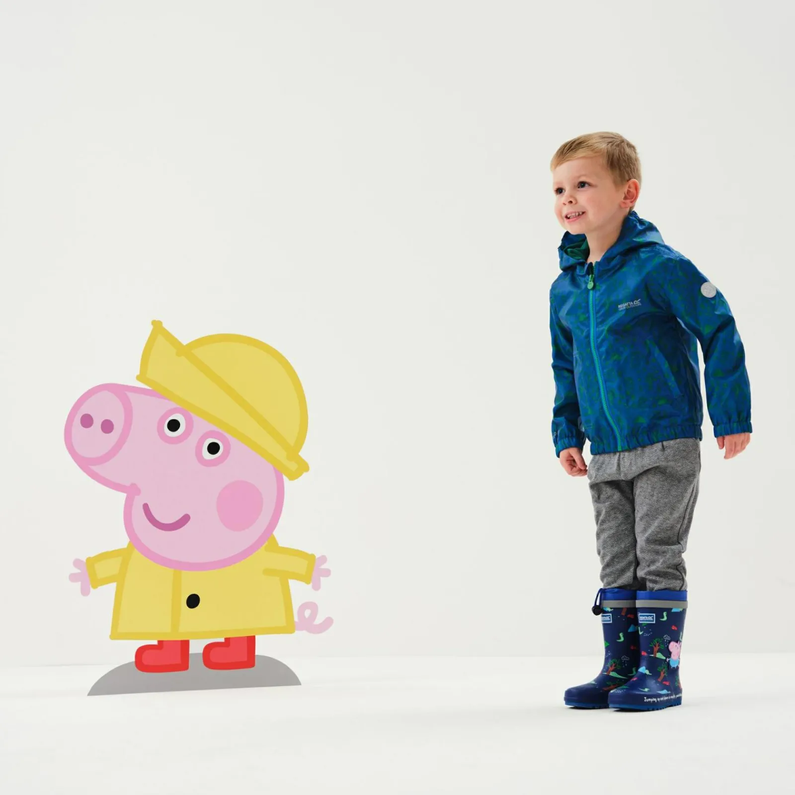 Regatta Veste Junior imperméable et réfléchissante avec capuche et design Peppa Pig |<Enfant Petits Aventuriers|Peppa Pig