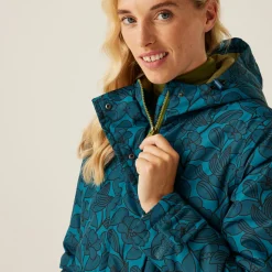 Regatta Veste mi-longue imperméable Orla Kiely |<Femme Vestes Chaudes|Vestes Imperméables