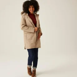 Regatta Veste parka à bordure en fourrure Sabinka II pour femme |<Femme Parkas|Vestes Chaudes
