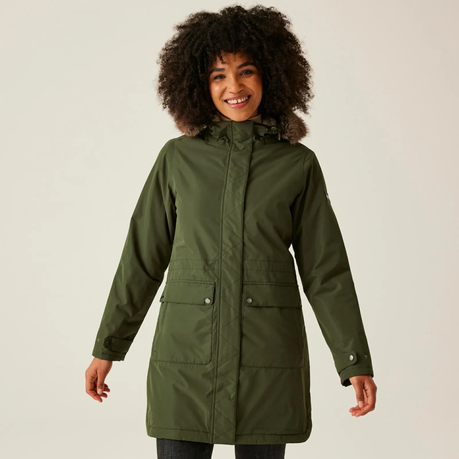 Regatta Veste parka à bordure en fourrure Sabinka II pour femme |<Femme Parkas|Vestes Imperméables