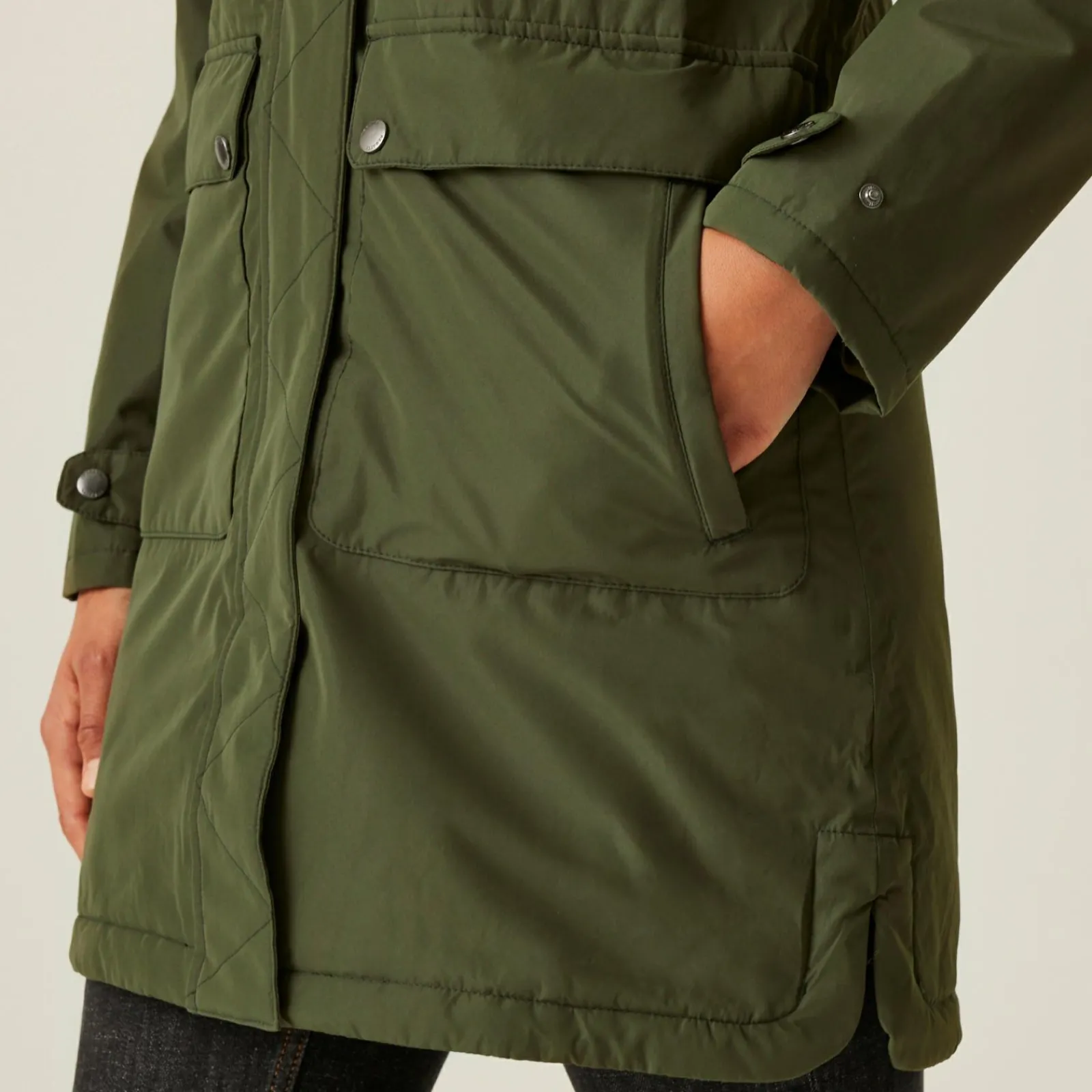 Regatta Veste parka à bordure en fourrure Sabinka II pour femme |<Femme Parkas|Vestes Imperméables