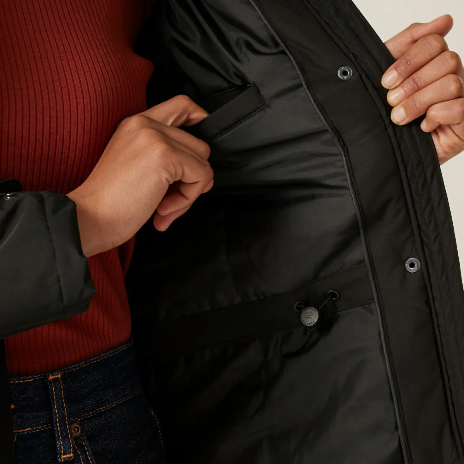 Regatta Veste parka à bordure en fourrure Sabinka II pour femme |<Femme Parkas|Vestes Chaudes